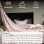 Bộ vỏ chăn ga gối Tencel 4 món Memminbedding Luxury viền ren tinh tế mà thanh lịch, sang trọng