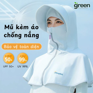 Áo Chống Nắng Choàng Đầu Có Khóa Kéo – Áo Khoác Chống UV Nữ Thoáng Khí, Che Nắng Toàn Diện