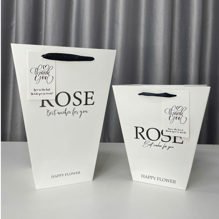 [HỎA TỐC HCM] Túi ROSE hình thang dùng để đựng bó hoa, đựng quà 2 SIZE ANGIHOME