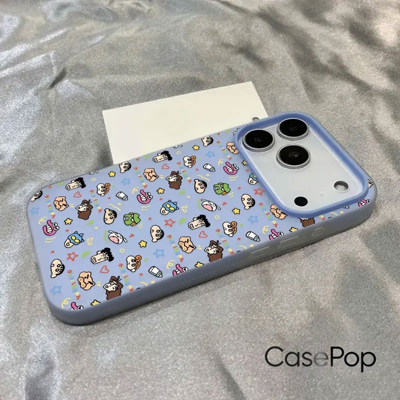 Ốp Graffiti Shin-chan 2in1 Cho iPhone 11-17 Pro Max