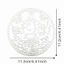 Cắt Chết Trong Rừng Tròn Kim Loại Thép Carbon Cắt Khuôn Thêu Sò Dập Nổi Khắc Bản Mẫu DIY Album Ảnh Thiệp Chúc Mừng Cắt Chết Giấy Thủ Công Dụng Cụ
