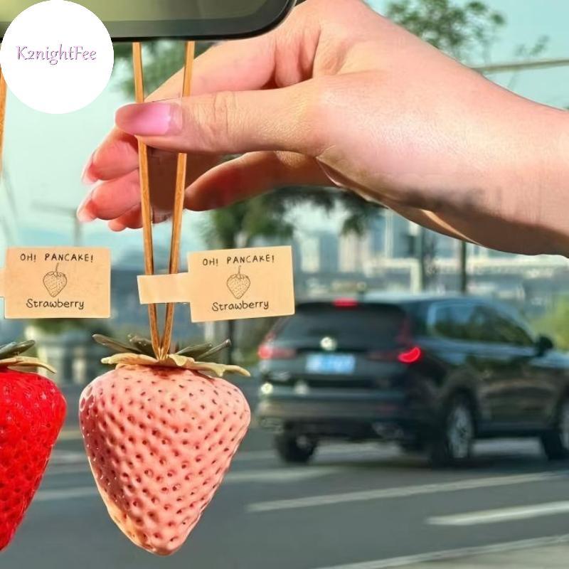 K2nightFee Dâu Móc Khóa Trái Cây Cho Bé Gái Vòng Chìa Khóa Ô Tô Thực Tế Đa Năng Túi Mặt Dây Chuyền Quà Tặng Nhỏ Để Sử Dụng Hàng Ngày VN