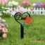 Bố Tưởng Niệm Cọc Mộ Mộ Trang Trí Nghĩa Trang Trái Tim Mộ Đánh Dấu Mảng Hợp Cảm Vườn Cọc