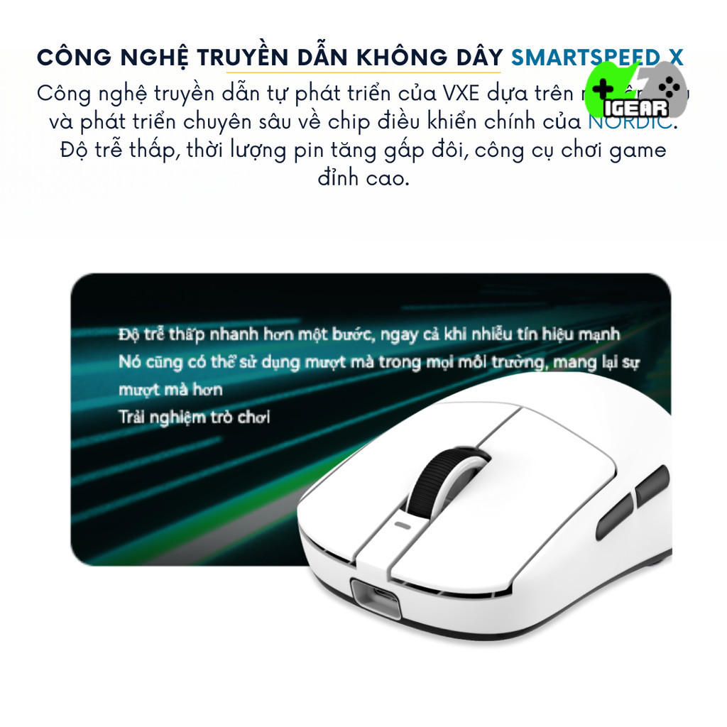 Chuột Gaming Không Dây VGN VXE R1 SE+/ R1 / Pro / Promax | BigBuy360 - bigbuy360.vn