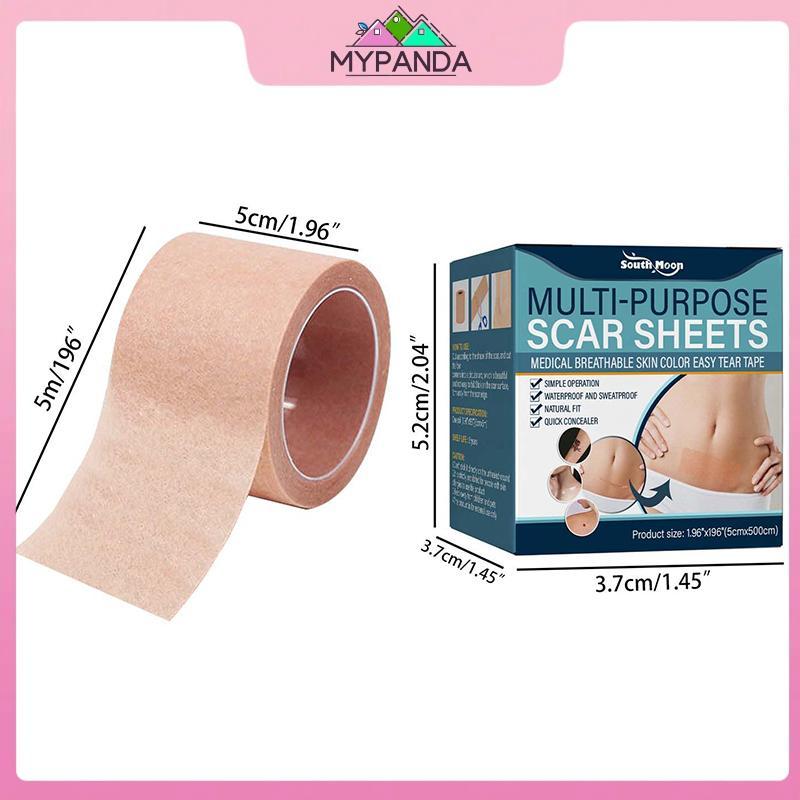 MYPANDA 1 Cuộn Màu Da Che Khuyết Điểm Hình Xăm Stiers Che Khuyết Điểm Hình Xăm Burn Scar Birthmark Miếng Dán Vô Hình Băng Chống Thấm Nước.