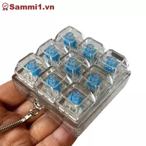 ZK 4 / 9 Phím Bàn Phím Cơ Máy Kiểm Tra Trục Bàn Phím LED Đồ Chơi Chìa Khóa VN