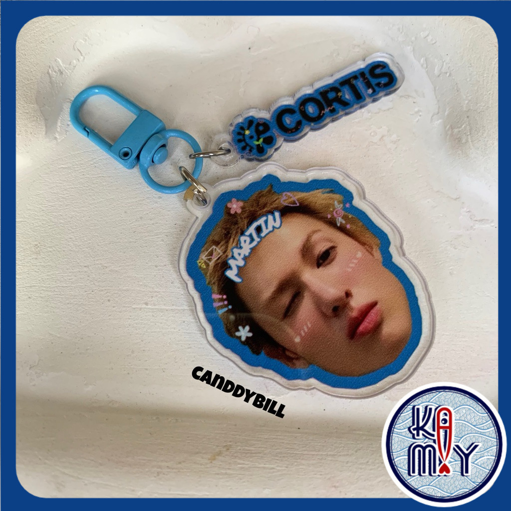 GANTUNGAN Keychain CORTIS kpop key chain accessories acrylic Keychain 2 sides kpopers