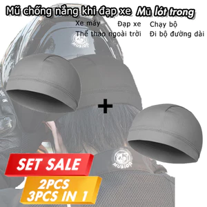 Mũ bảo hiểm chống tia UV với lót thoải mái, dành cho xe máy và chạy bộ