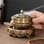 Lư đồng Long Phụng xông trầm Đỉnh Đốt Nhang, Mẫu Long Phụng, có đế, Thiết Kế Tinh Xảo