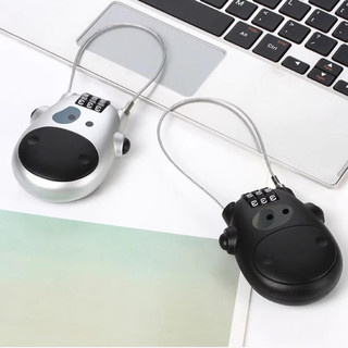 Khóa mật mã dây cáp thép mini chống trộm, Khóa Mật Khẩu, 3 Số, Dây Khóa Thép, Chống Trộm, Bảo Vệ