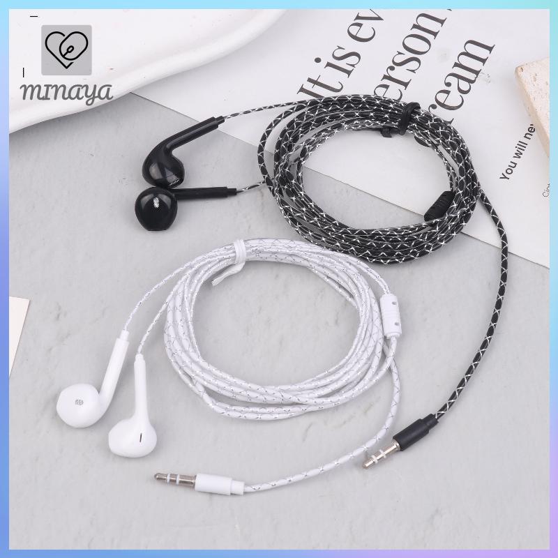 [MINAYA] Tai nghe có dây 2m màn hình 3.5mm, âm trầm nặng, dùng cho game/nhạc, VN