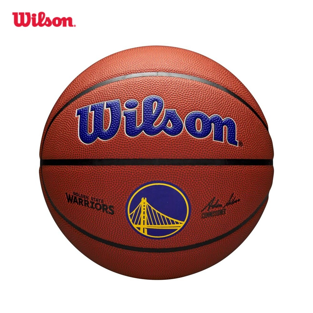 Wilson NBA Team Composite Golden State Warriors Size 7 Basketball Bóng Rổ WZ4029310XB7