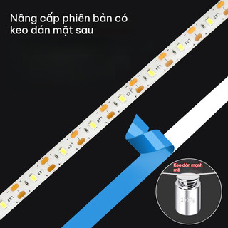 Đèn LED Chill Dán Tường Cổng USB - Đèn LED Nền TV Có Thể Cắt Tùy Chỉnh - Gắn Tủ Quần Áo, Bàn Trang Điểm Không Khoan Đục Cao Cấp
