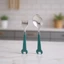 MỘT Người Dùng Thân Thiện Cấp Thép 304 Sáng Tạo Thìa Nĩa Cờ Lê Thiết Kế Dụng Cụ An Toàn Cho Gia Đình Và Trẻ Em Ăn Bộ Đồ Ăn