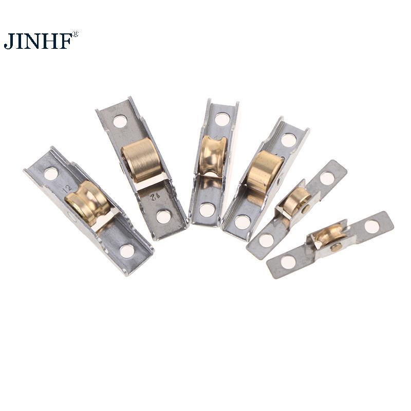 JINHF 1Pc Cửa Sổ Inox Ròng Rọc Cửa Trượt Con Lăn Chạy Bánh Xe Tra Ròng Rọc HOT