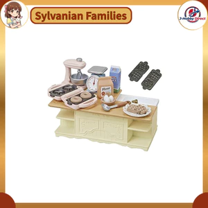 Sylvanian Families Dollhouse Kitchen Furniture Accessory – ST Mark Certified Toy by EPOCH (Ages 3+)