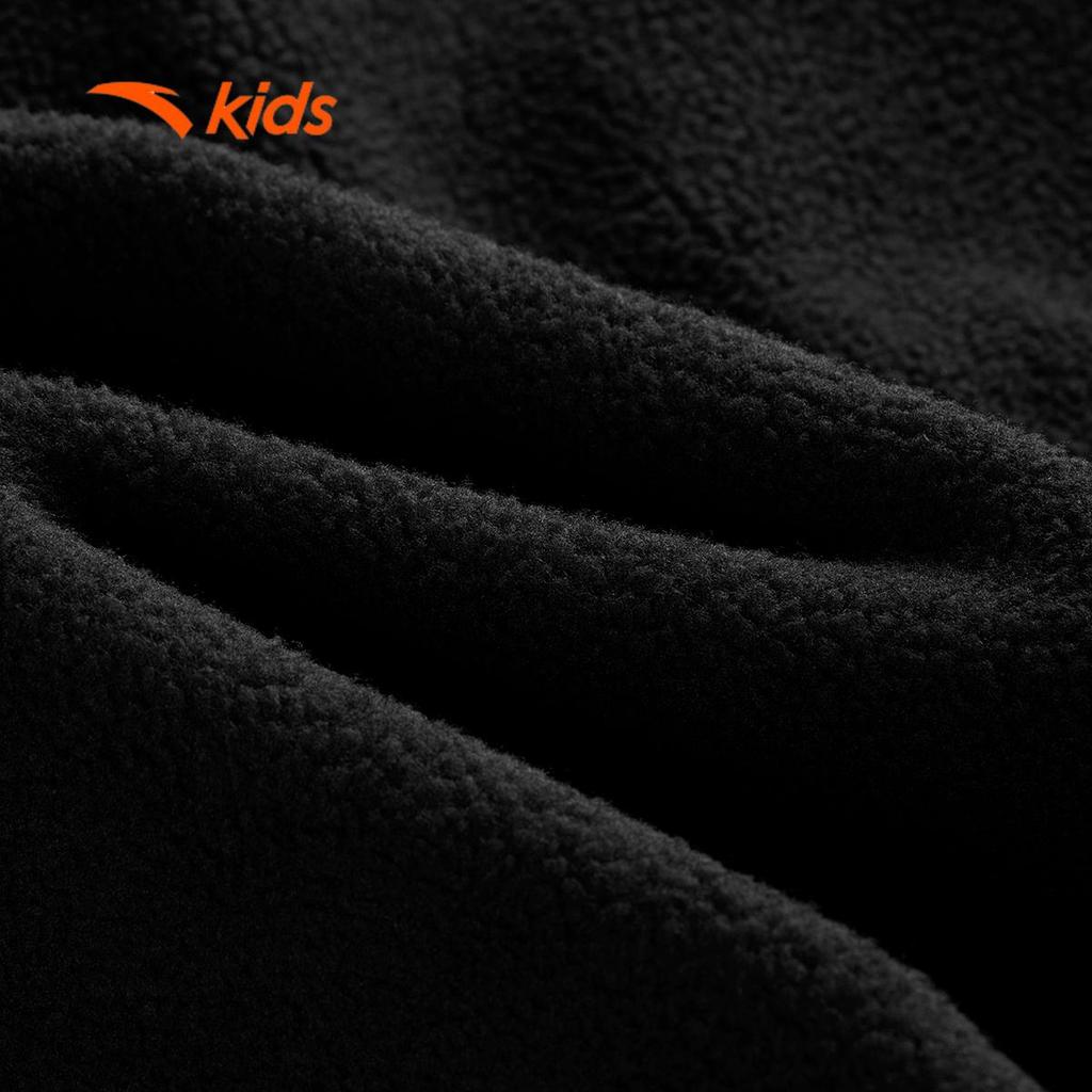 ANTA Kids Quần Jogger Thể Thao Bé Trai Lót Nỉ, Dáng Dài Giữ Ấm, Phong Cách Thể Thao Thoải Mái 352541737U