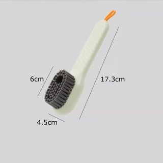 Bàn Chải Chà Giày Tự Động Tay Cầm Dài Lông Mềm Đa Năng Có Khay Đựng Dung Dịch - SUNND