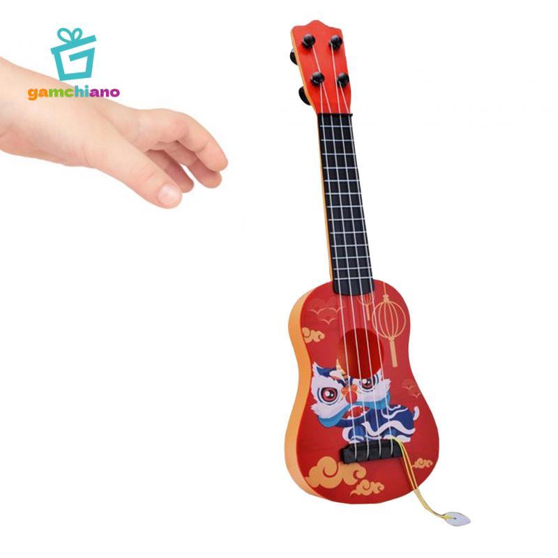 Gamchiano Trẻ Em Ukulele Guitar Đồ Chơi Cổ Điển Giả Vờ Sớm Học Ukulele Đồ Chơi Cho Người Mới Bắt Đầu Bé Trai Bé Gái Đồ Chơi Giáo Dục Quà Tặng Âm Nhạc