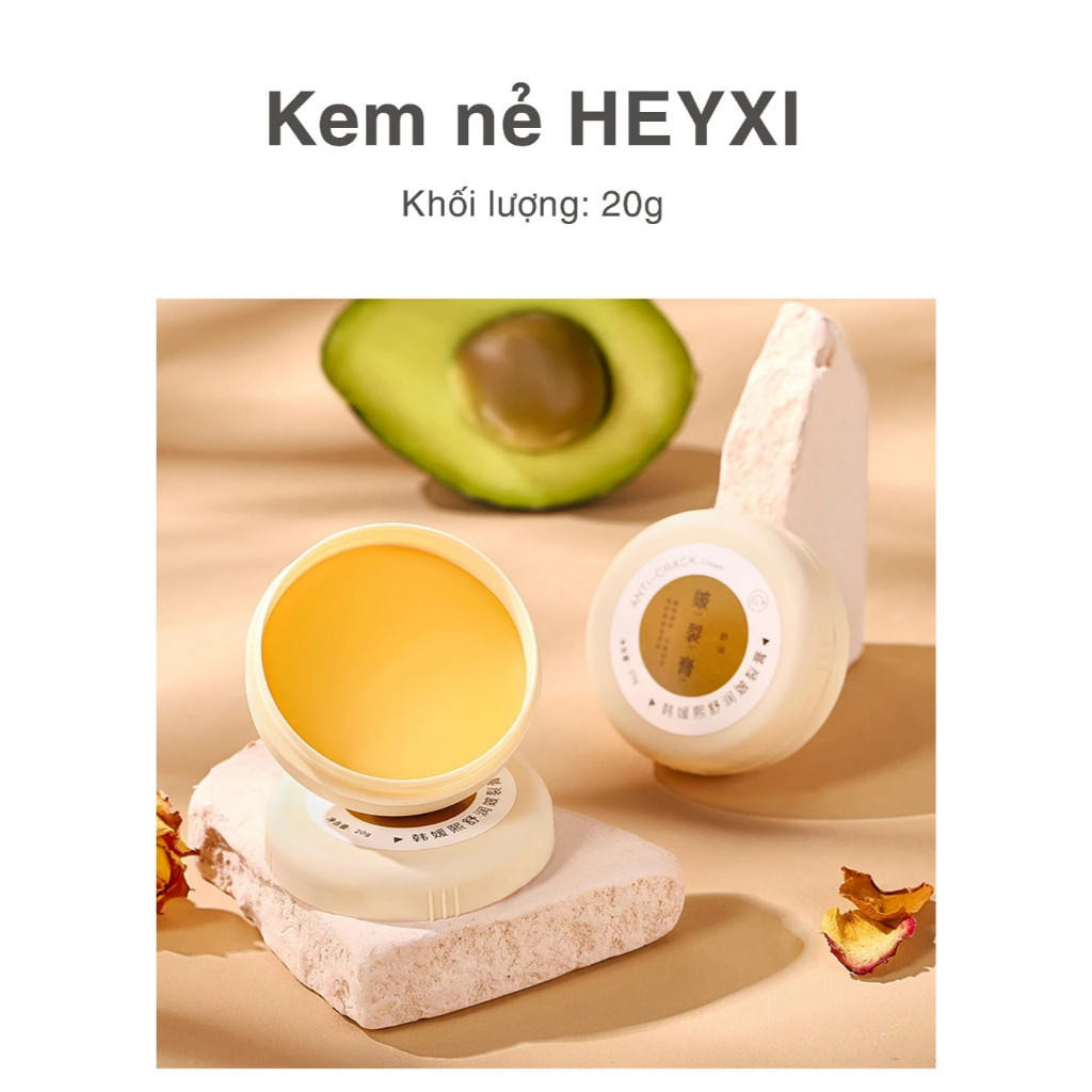 SALE SỐC. COMBO 2 LỌ Kem Dưỡng Ẩm Chống Nứt Nẻ Da Heyxi 20g - Phù Hợp Mọi Loại Da(HŨ TRÒN)