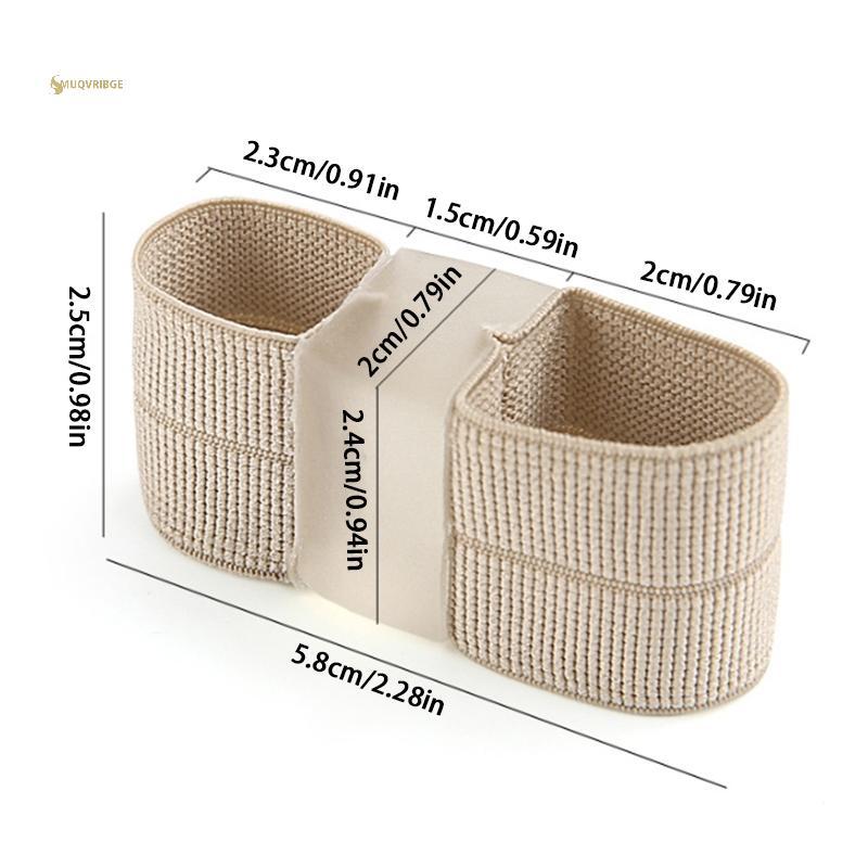 MUQV 1 Dụng cụ chăm sóc bàn chân Dụng cụ tách ngón chân silicon Bunion Hallux Valgus Corrector Thumb Finger Correction Máy duỗi n