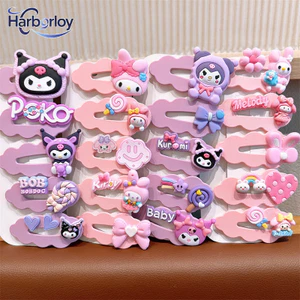 Bộ kẹp tóc hoạt hình dễ thương cho trẻ em (5 miếng)