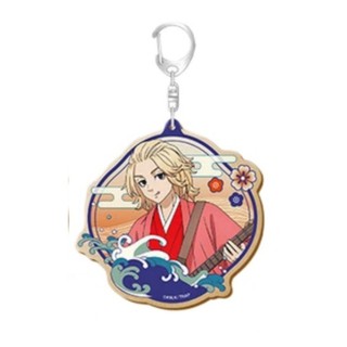 Tokyo Revengers Anime KeyChain Manjiro Sano Sanzu Haruchiyo Men Key Chain for Women Cartoon Figure Acrylic