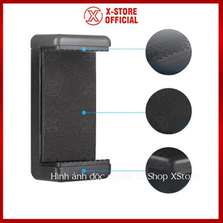 Kẹp điện thoại cho chân máy ảnh, ngàm kẹp Vít Xoáy/Lò Xo, lỗ ốc 1/4 inch, xoay 360 độ - KDT