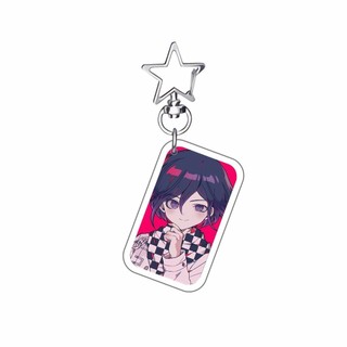 Anime Game Danganronpa Acrylic keychains keyring Stand Model Yasuhiro Taeko Kirigiri Kyouko Monokuma Pendant Fans