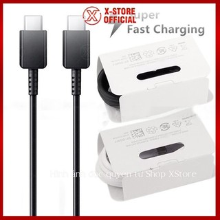 Cáp sạc cho Samsung S24 S23 Note 20, dây sạc nhanh 25W Type C to C, cáp sạc cho A73 A54 Z Flip, Z Fold 5 an toàn DSSSN10