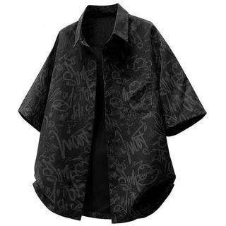 Áo sơ mi nam ngắn tay GKSSS, style Hàn Quốc, thời trang cho dạo phố