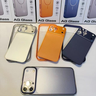 [Thay đổi tức thì thành 17 Pro / Max] Ốp điện thoại cứng pha lê 2 trong 1 + Phim mặt sau PC cho iPhone 13 14 12 15 16 Pro Max Ốp điện thoại