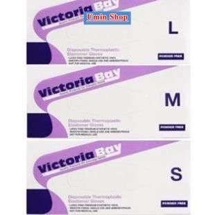 [ ĐỦ Size S-M- L ]Hộp 100 găng tay nấu ăn siêu dai Victoria Bay