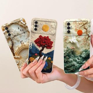 Dành Cho Tecno Spark 8c 8P Spark 8 Pro KG7 KG8 KG5j Ốp Điện Thoại Nơ Họa Tiết Hoa Bướm Nữ Tính Mặt Sau Silicon Vỏ Mềm