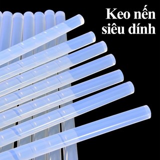 Keo nến nhỏ hàng tốt, trong suốt siêu dính - Bó 50 cây kích thước 0.7 * 25cm, dễ dàng sử dụng và cho kết quả ấn tượng
