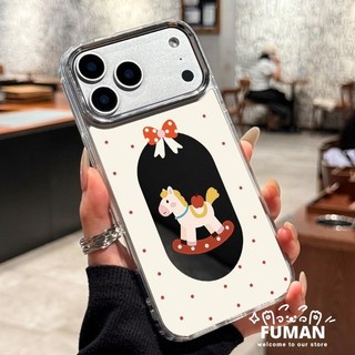 Ốp Điện Thoại Gương Pony Dễ Thương Cho IQOO 15 13 12 Pro 11 11s Neo 10 9s Pro Plus 9 8 Pro 7 6 SE 5 Lite 3 Phim Hoạt Hình Chấm Nơ Vỏ Mềm Trong Suốt
