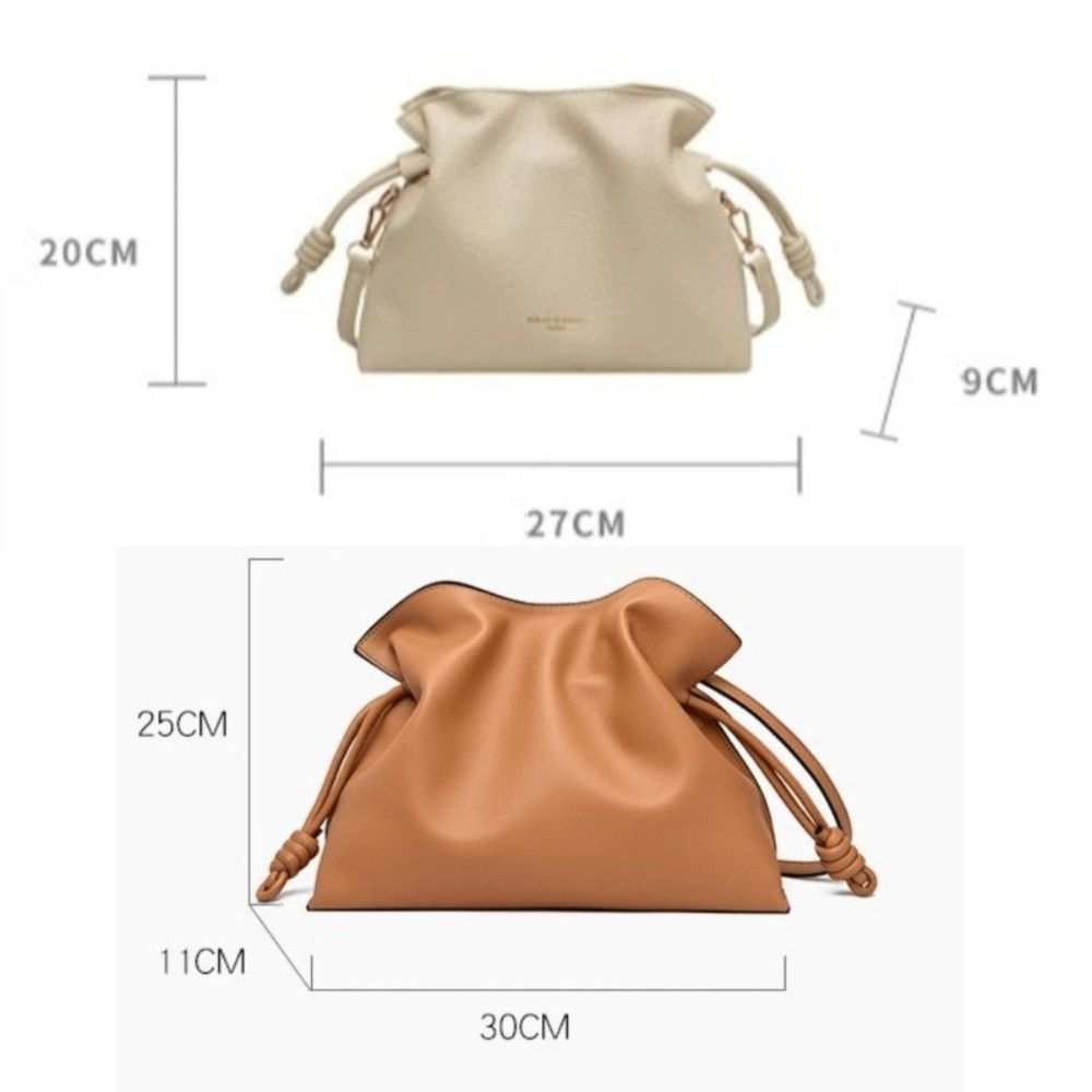 HOBBYIN Slouchy‌ túi đeo vai, túi đeo chéo khóa từ tính, dây rút sang trọng da PU, túi xách nữ đi lại