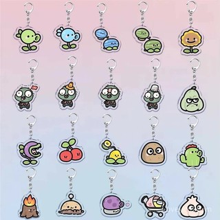 Móc khóa trò chơi điện tử Pvz cho túi phụ kiện thời trang game thủ Plants Garden Warfare, móc khóa trang sức hoa hướn