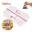 JVSUB 100 Chiếc Túi Đóng Gói Quả Bóng Cơm Tam Giác, Nori Rong Biển Onigiri Nori Túi Sushi Onigiri, PP Túi Nhựa Bọc Hai Lớp Dùng Một Lần
