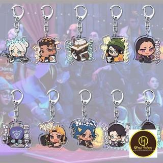 Móc khóa VALORANT ver EMOJI in hình game anime chibi trong acrylic phụ kiện xinh xắn tiện lợi_ĐH Women Nữ