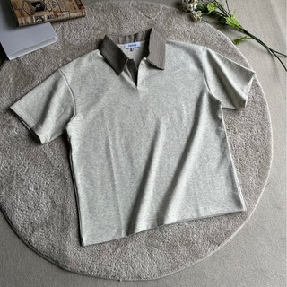 Áo thun polo nam ESEA tay ngắn, phong cách Harajuku Nhật Bản, thiết kế sang trọng và trung tính
