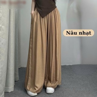 Quần Ống Rộng Vân Sóng Unisex - Chất Đẹp Không Nhăn, Mặc Mát, Form Dài Suông