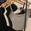 Áo ba lỗ nữ IAPPORTUNIA, Áo ba lỗ tích hợp áo ngực hình chữ U, Áo ba lỗ Slim Fit Polka Dot Tank Tops mùa hè