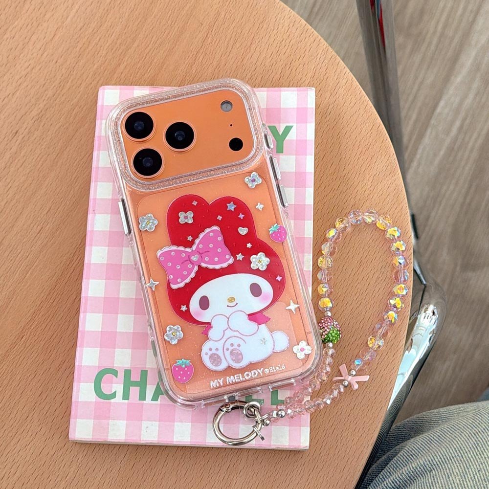 Ốp Lưng Cứng Trong Suốt Tương Thích Với iPhone 13 14 14Pro 14ProMax 15 15Pro 15ProMax 16 16Pro 16ProMax 17 17Pro 17ProMax Ốp Họa Tiết Cô Gái Đáng Yêu Dâu