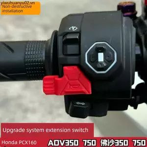 Thích hợp cho 25 Honda PCX160 NSSADV350 Phụ kiện nút nối dài còi sửa đổi Nút mở rộng công tắc