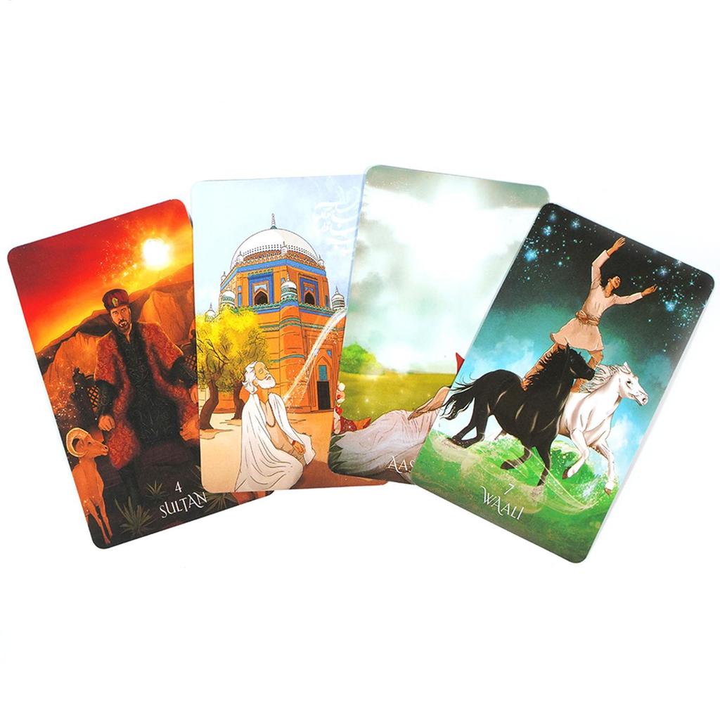 78 Lá Bài Sufi Tarot Tiếng Anh Bói Toán Thẻ Trò Chơi Giải Trí Gia Đình Tiệc Tập Hợp saixit2vn