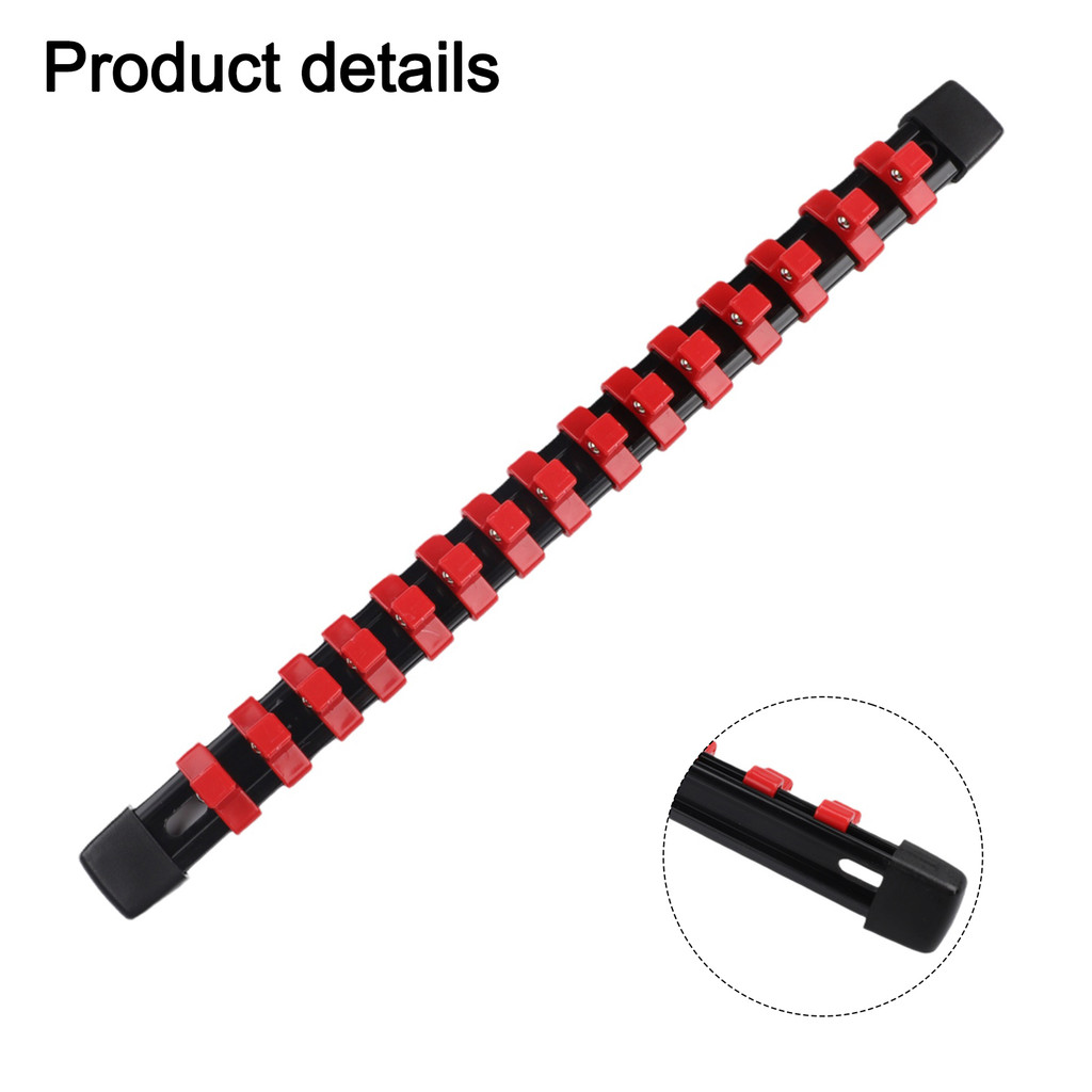 < Cosyh > 3 CÁI1 / 4 "3 / 8" 1 / 2 "Cờ Lê Treo Tường Sắp Xếp Giá Ổ Cắm Lưu Trữ Khay Đường Sắt