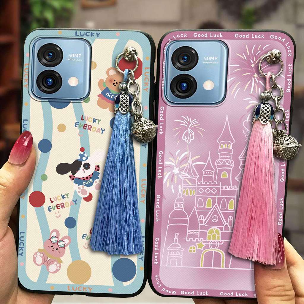 Ốp Điện Thoại Tua Rua Chuông Cho MOTO G Stylus 5G 2023, Bọc Toàn Bộ, Hoạt Hình Graffiti, TPU, Chống Nước, Chống Sốc, Chống Va Đập, Vỏ Mềm