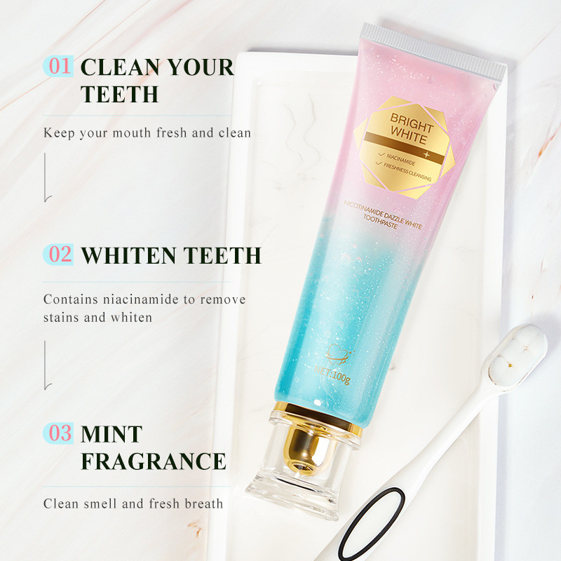Phong Cách Tiếng Anh Han Lunmei Featheramide Hyun Kem Đánh Răng Trắng Làm Mới Răng Làm Sạch Chăm Sóc Răng Miệng Nam Nữ 2.26