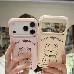 West Highland Puppy cho iPhone 17 16pro trường hợp 11 promax 15Plus trống gói